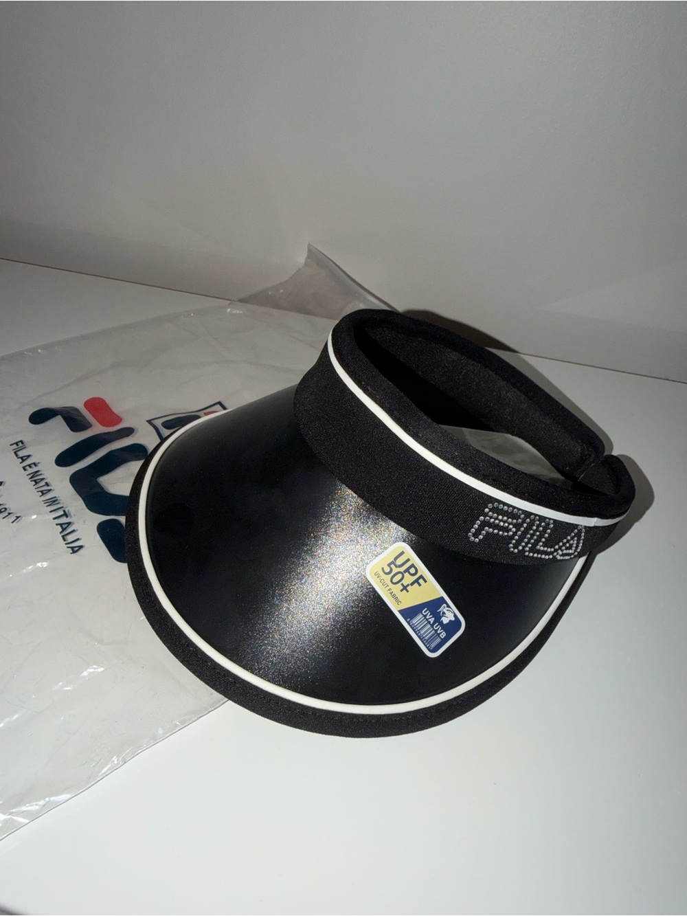 FILA Women's Wide Brim Sun Visor Hat